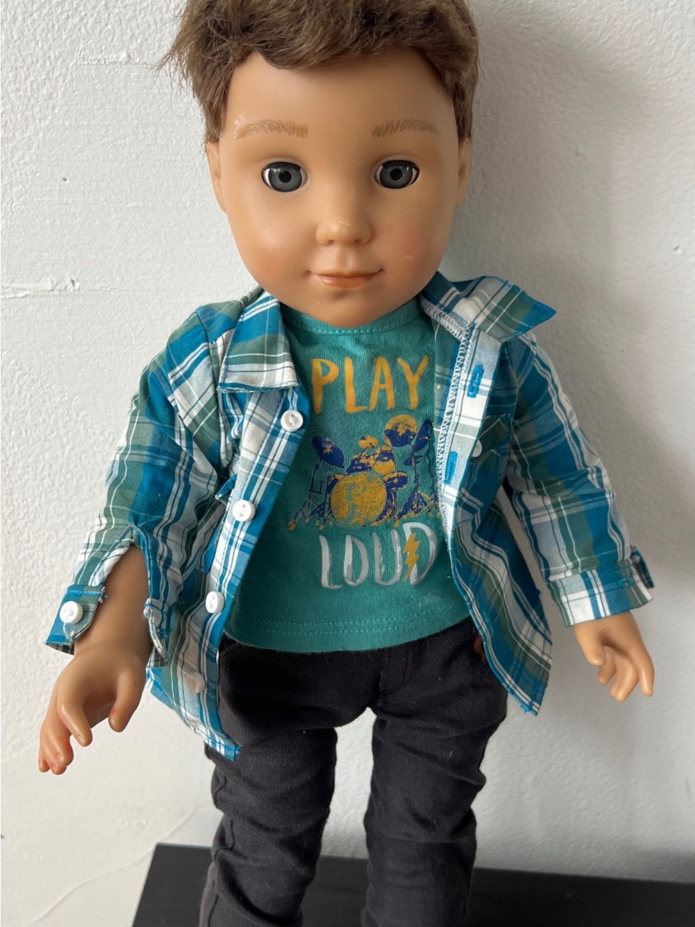 American Girl Boy Doll Logan Everett 18" - First Boy Character w/ Bonus Jacket